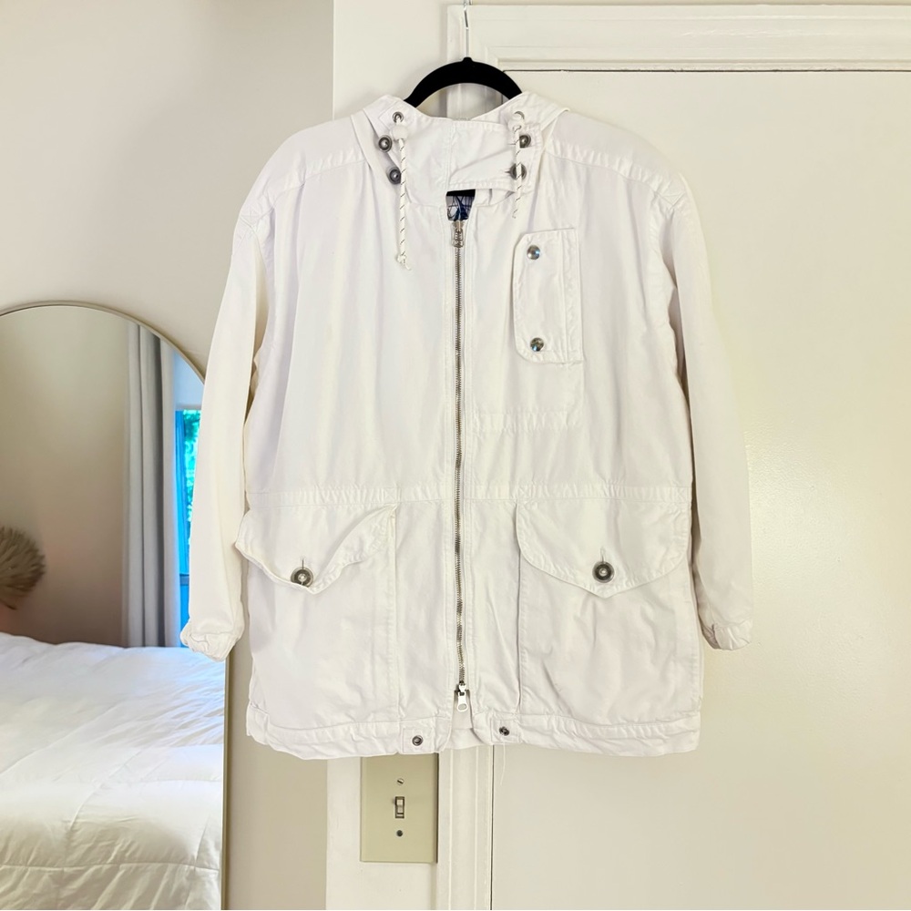 London Fog White Jacket